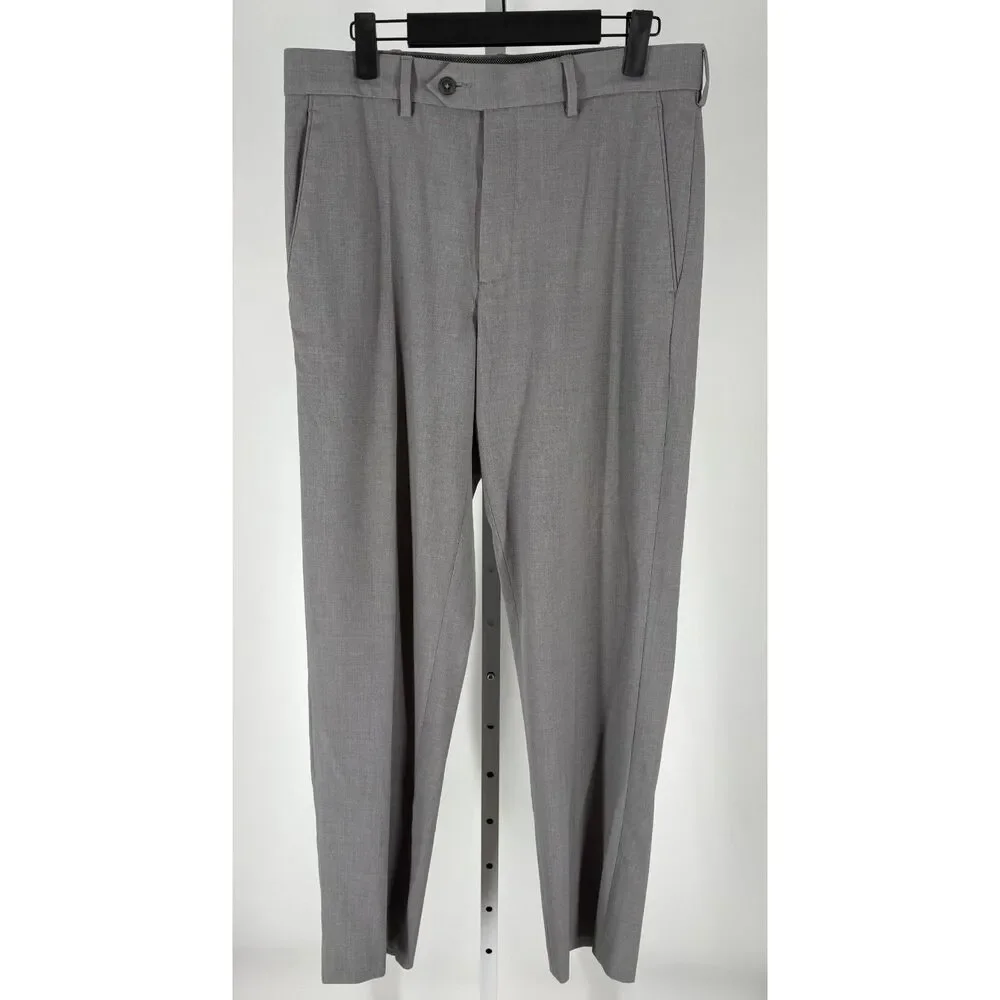 Croft & Barrow Mens Grey Dress Pants